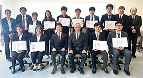 第18回 奨学金プログラム 静岡産業大学 奨学金授与式 写真