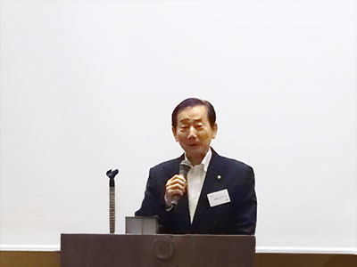 藤枝市長 北村正平様からの祝辞