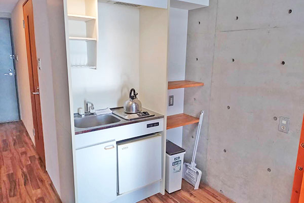 全室キッチン・冷蔵庫 完備